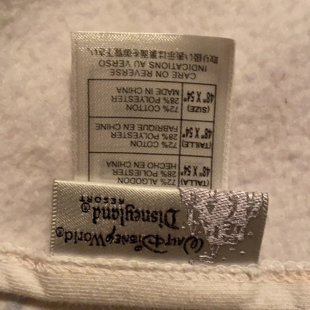 Walt Disney World Disneyland Resort Throw Blanket Mickey Mouse Ears Snowflakes